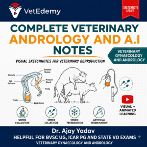 COMPLETE VETERINARY ANDROLOGY AND ARTIFICIAL INSEMINATION COLOURED NOTES